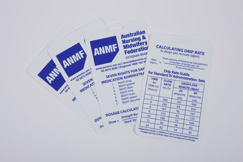 Drip Rate Cards